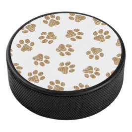 Doodle Paws, Hundepaws, orange Goldpaws Eishockey Puck
