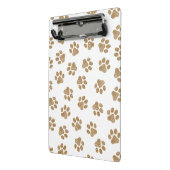 Doodle Paws, Hundepaws, orange Goldpaws Mini Klemmbrett (Gewinkelt2)