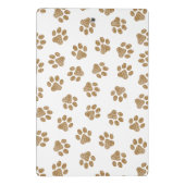 Doodle Paws, Hundepaws, orange Goldpaws Mini Klemmbrett (Rückseite)