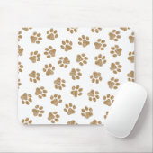 Doodle Paws, Hundepaws, orange Goldpaws Mousepad (Mit Mouse)