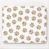 Doodle Paws, Hundepaws, orange Goldpaws Mousepad (Vorne)