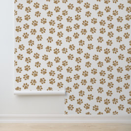Doodle Paws, Hundepaws, orange Goldpaws Tapete