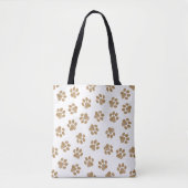 Doodle Paws, Hundepaws, orange Goldpaws Tasche (Vorderseite)