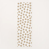 Doodle Paws, Hundepaws, orange Goldpaws Yogamatte (Vorderseite)