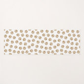 Doodle Paws, Hundepaws, orange Goldpaws Yogamatte (Vorderseite (Horizontal))
