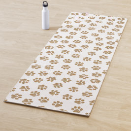 Doodle Paws, Hundepaws, orange Goldpaws Yogamatte