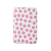 Doodle Paws, Hundepaws, rosa Paws Badematte (Vorderseite Vertikal)