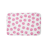 Doodle Paws, Hundepaws, rosa Paws Badematte (Vorderseite)