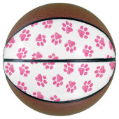 Doodle Paws, Hundepaws, rosa Paws Basketball (Vorderseite)