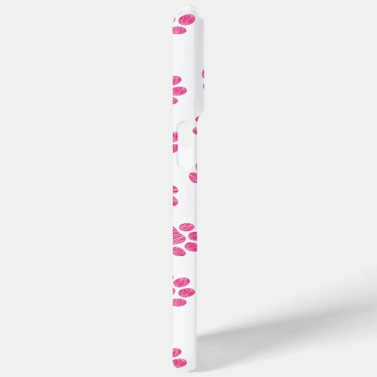 Doodle Paws, Hundepaws, rosa Paws Case-Mate iPhone Hülle (Rückseite / Rechts)