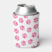 Doodle Paws, Hundepaws, rosa Paws Dosenkühler (Kanne Vorderseite)
