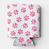 Doodle Paws, Hundepaws, rosa Paws Dosenkühler (Rückseite)