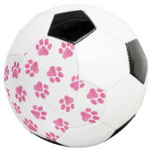 Doodle Paws, Hundepaws, rosa Paws Fußball (Dreiviertel)