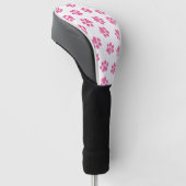 Doodle Paws, Hundepaws, rosa Paws Golf Headcover (angewinkelt)