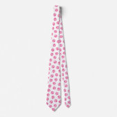 Doodle Paws, Hundepaws, rosa Paws Krawatte (Vorderseite)