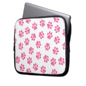 Doodle Paws, Hundepaws, rosa Paws Laptopschutzhülle (Vorderseite Links)
