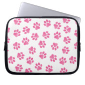Doodle Paws, Hundepaws, rosa Paws Laptopschutzhülle (Vorderseite)