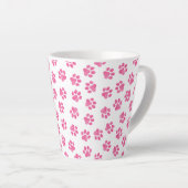 Doodle Paws, Hundepaws, rosa Paws Milchtasse (Rechte Ecke)
