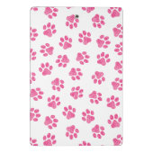 Doodle Paws, Hundepaws, rosa Paws Mini Klemmbrett (Rückseite)