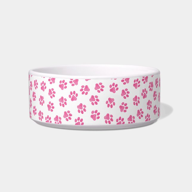 Doodle Paws, Hundepaws, rosa Paws Napf (Vorderseite)