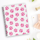 Doodle Paws, Hundepaws, rosa Paws Notizblock