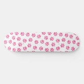 Doodle Paws, Hundepaws, rosa Paws Skateboard (Horizontal)