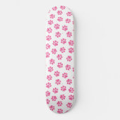 Doodle Paws, Hundepaws, rosa Paws Skateboard (Vorderseite)