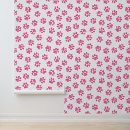 Doodle Paws, Hundepaws, rosa Paws Tapete