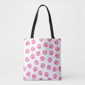 Doodle Paws, Hundepaws, rosa Paws Tasche (Vorderseite)