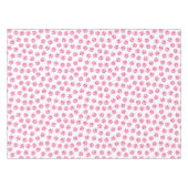 Doodle Paws, Hundepaws, rosa Paws Tischdecke (Vorderseite (Horizontal))