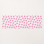 Doodle Paws, Hundepaws, rosa Paws Yogamatte (Rückseite (Horizontal))