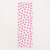 Doodle Paws, Hundepaws, rosa Paws Yogamatte (Vorderseite)