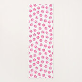 Doodle Paws, Hundepaws, rosa Paws Yogamatte (Rückseite)
