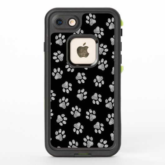 Doodle Paws, Hundepfähle, weiße Pasten (Rückseite)