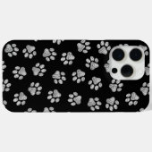 Doodle Paws, Hundepfähle, weiße Pasten Case-Mate iPhone Hülle (Rückseite (Horizontal))