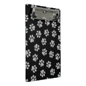 Doodle Paws, Hundepfähle, weiße Pasten Mini Klemmbrett (Schrägansicht)