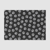 Doodle Paws, Hundepfähle, weiße Pasten Seidenpapier (Vorderseite)