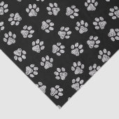 Doodle Paws, Hundepfähle, weiße Pasten Seidenpapier (Ausschnitt)