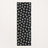 Doodle Paws, Hundepfähle, weiße Pasten Yogamatte (Vorderseite)