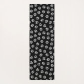 Doodle Paws, Hundepfähle, weiße Pasten Yogamatte (Rückseite)