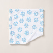 Doodle Paws, Hundepuws, Baby Blue Paws Badhandtuch Set (Waschlappen)