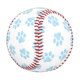 Doodle Paws, Hundepuws, Baby Blue Paws Baseball