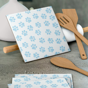 Doodle Paws, Hundepuws, Baby Blue Paws Fliese