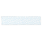 Doodle Paws, Hundepuws, Baby Blue Paws Kurzer Tischläufer (Horizontal)