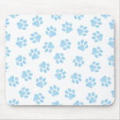 Doodle Paws, Hundepuws, Baby Blue Paws Mousepad (Vorne)
