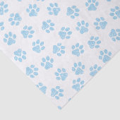 Doodle Paws, Hundepuws, Baby Blue Paws Seidenpapier (Ausschnitt)