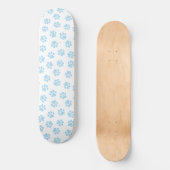 Doodle Paws, Hundepuws, Baby Blue Paws Skateboard (Vorderseite)