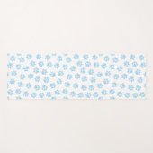 Doodle Paws, Hundepuws, Baby Blue Paws Yogamatte (Vorderseite (Horizontal))