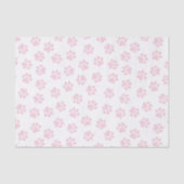 Doodle Paws, Hundepuws, Baby Pink Paws Seidenpapier (Vorderseite)