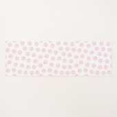 Doodle Paws, Hundepuws, Baby Pink Paws Yogamatte (Vorderseite (Horizontal))